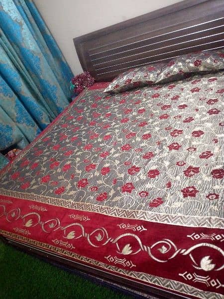 double bed with mattress 1