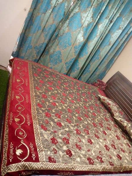 double bed with mattress 2