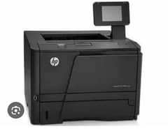 Hp laserjet 400 touch printer