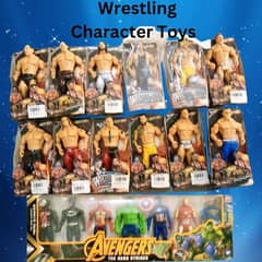 wrestling character toys 0