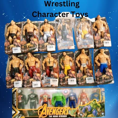 wrestling character toys 0