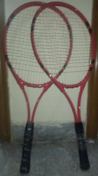 Set of lawn tennis racket (2pieces) / raquet / racquet / bat 0