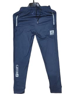 Blue Trousers with White Paris Logo
