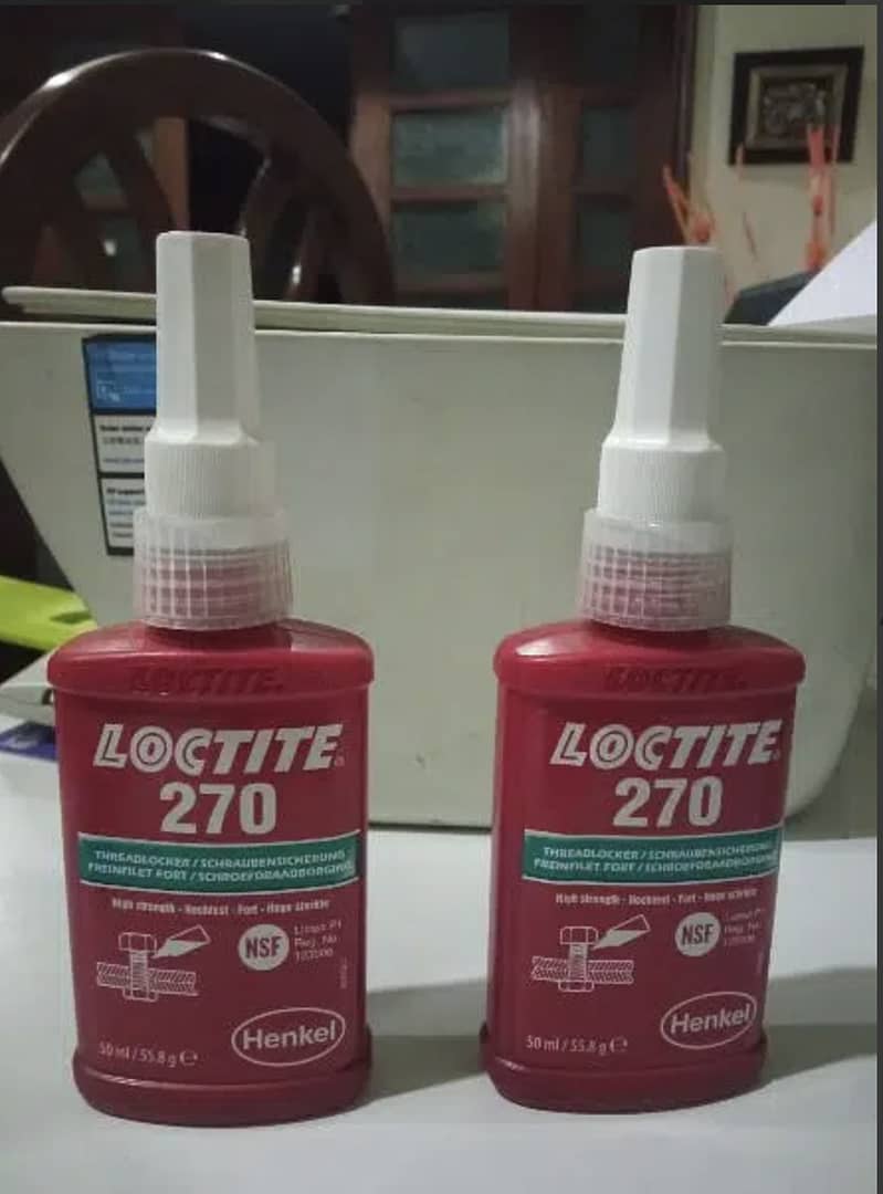 Loctite 270 | Loctite 222 | Loctite 225 | Loctite 495 | RTV 3145 0