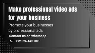 Make professional Ads for your business.