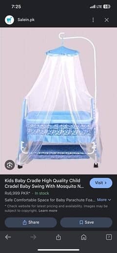 baby swing cot
