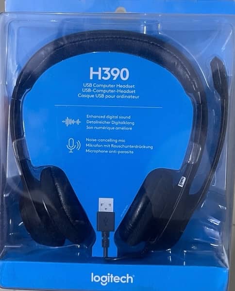 Logitech H390 headphone 0