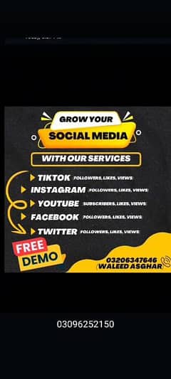 social media Services in very cheap rates