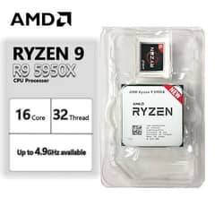 Ryzen 9 5950x 16 Core / 32 threads