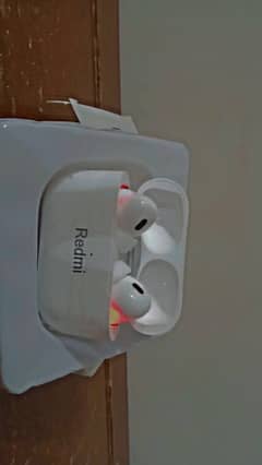 new 1 weak use only Redmi earpuds with box and cabel