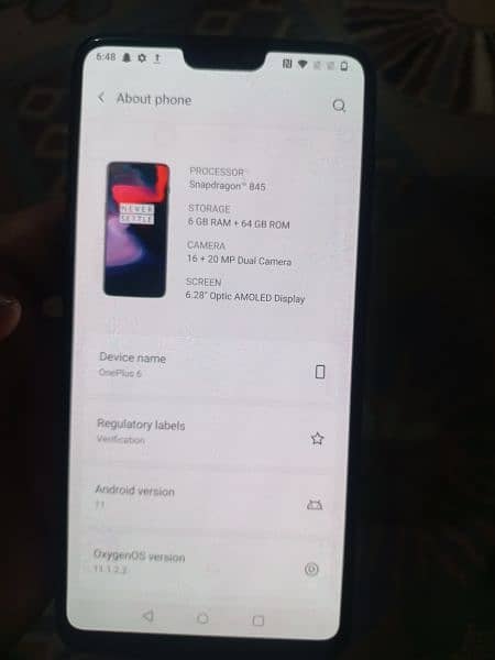 one plus 6 dual sim approved 4