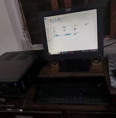 Desktop PC with monitor keyboard and mouse