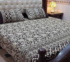 Cotton Printed Double bedsheet