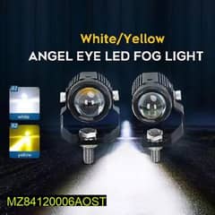 White - Yellow Lens Light For Bike