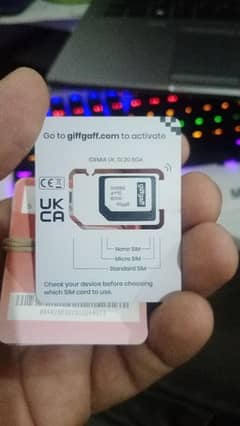 physical uk lifetime activted sim 03124877822