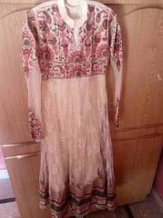 Eid Dress   n wedding wear long  net farrok
