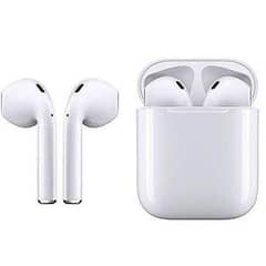 I12 Airpods, 
•  Model: I12
•  
• Talking Time: 12 Hours
•