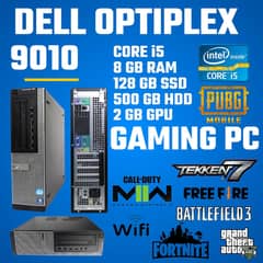 Dell 9010 SFF, i5-3rd Gen. 8GB RAM, 128 SSD,500 HDD,WIFI, Gaming PC