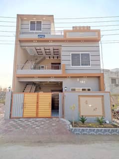 5 Marla Double Portion Luxuary Family House with Extra Land at Back.