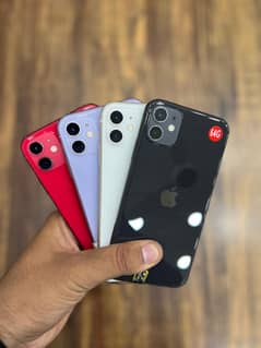 Iphone 11 jv 64gb /white /black/ Red/ 10 by 10