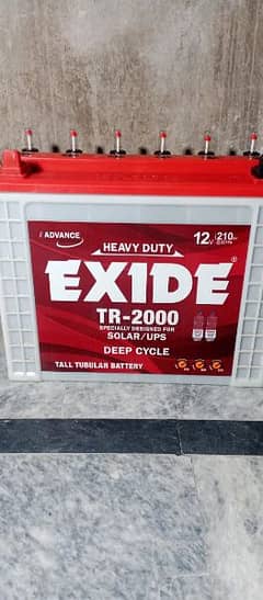 Exide Tall Tubular Batteries for Sale only 8 months used