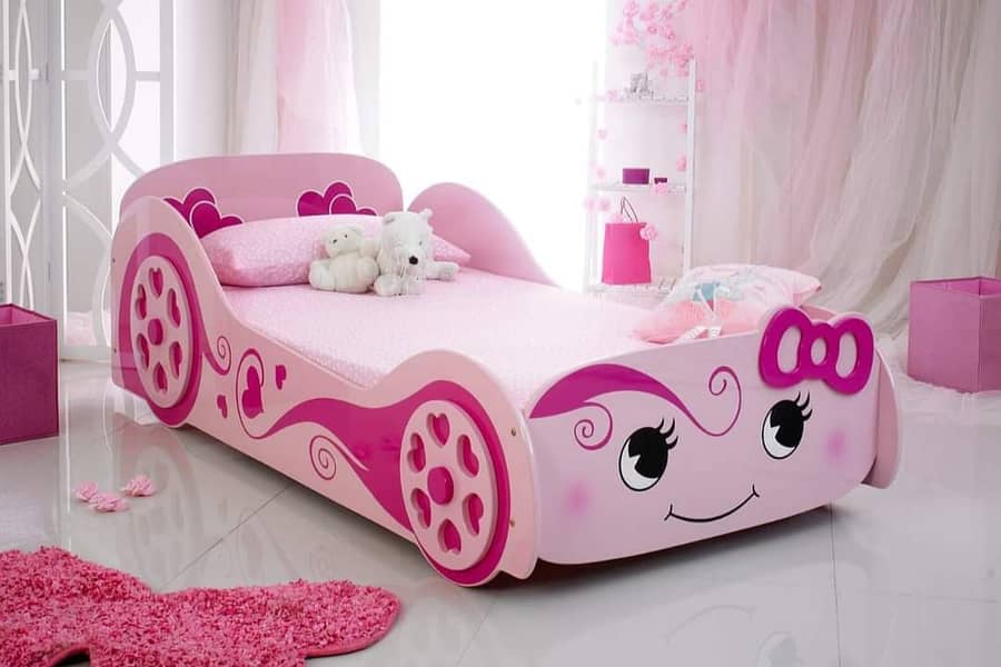 Kids bed | Baby Car Bed | kids wooden bed | kids Furniture / Bunk beds 0