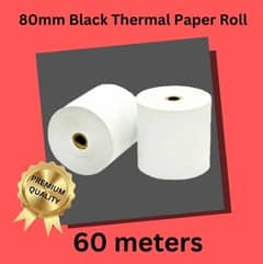 Hansol 80 meter White Printed Paper Roll|