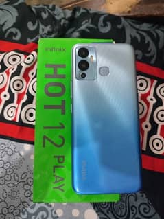 Infinix hot 12 play all things ok with box packing and charger good