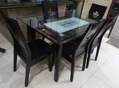 Beautiful Wooden Dining Table With 5 Chairs Just Like New