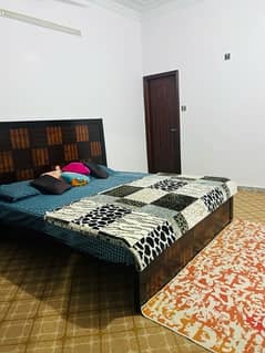 king size bed with dressing urgent sale