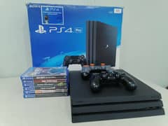 PS4 PRO 1 TB | Box Available | Extra Controller and 6 Games Included.
