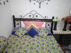 Bed with Mattress for sale whatsup+923155627057