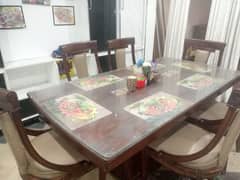 Dining table set and chairs