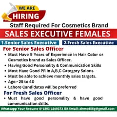 Sales Staff Required/Sales Job/Sales (Male/Female) 0
