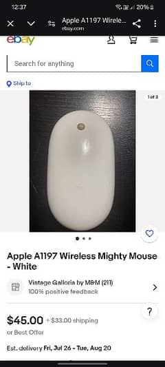 100% original apple mouse