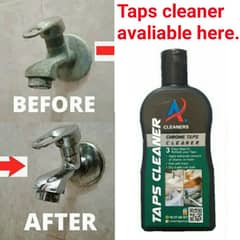 Taps cleaner, nulls cleaner, chrome cleaner, cleaning