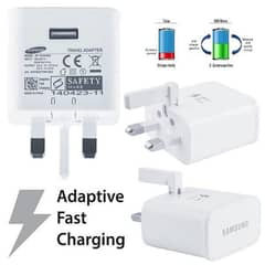 SAMSUNG 3 Pin EP-TA20UWE UK Super Fast Mains Charger With Adaptive Fas