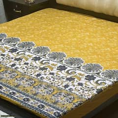 1 PCs Waterproof Cotton Printed Double Bed Mattress Cover