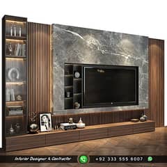 Media Wall Designer - TV Lounge Designer in Islamabad (0333-5556007)