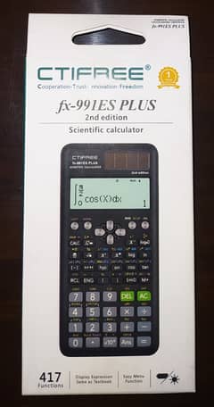 CTIFREE fx-991 ES PLUS black edition Scientific calculator
