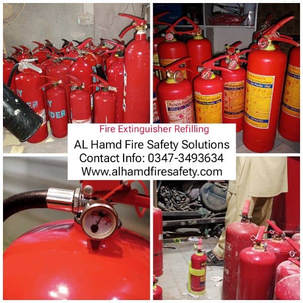 All types of fire extinguishers available 13