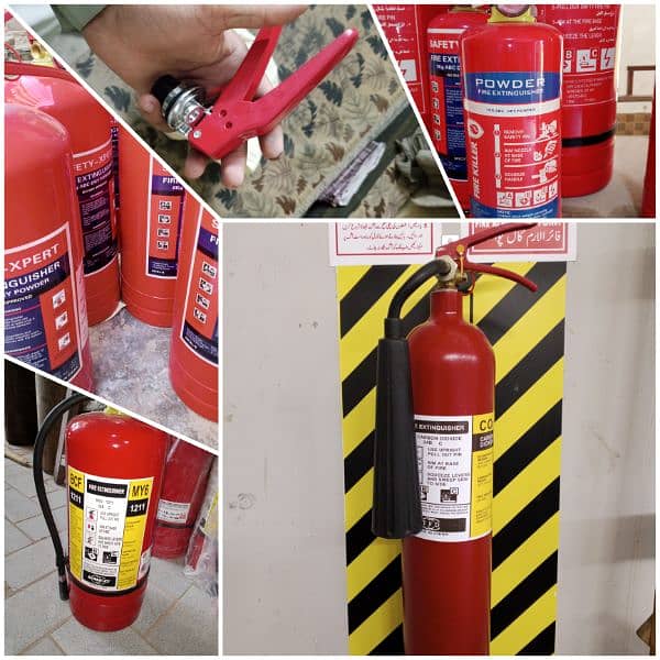 All types of fire extinguishers available 6