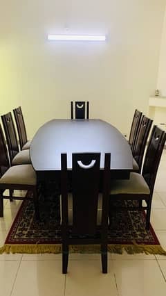 8 person Dining table wooden