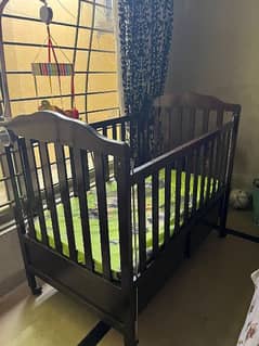 Baby Cot With Mattress
