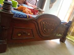 wooden bed nice quality  mobile number 03151632627