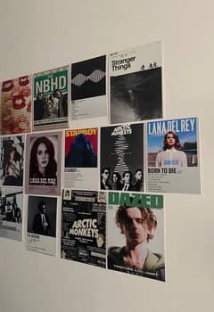 Aesthetic Pinterest style posters for room wall decor