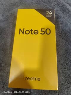 realme note 50 4/128 brand new
