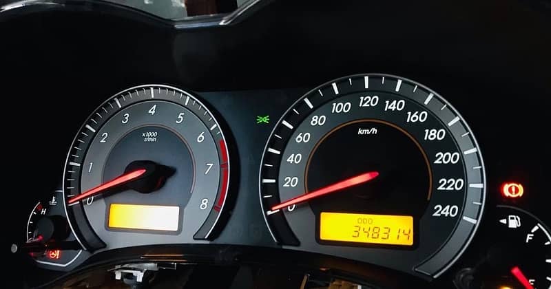 Toyota Corolla 2009-2014 Altis Meter For Gli & Xli 1