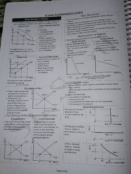 o level books , notes , past papers 13