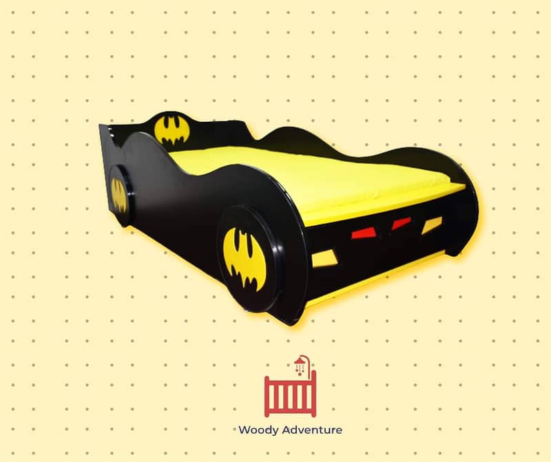 Batman Car Bed with light , Bedroom Sale in Pakistan 0